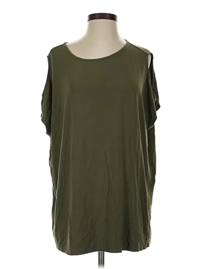 Pre-owned Versona 3/4 Sleeve T-shirt In Green