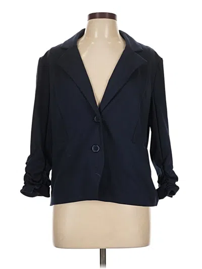 Pre-owned Versona Blazer Jacket In Blue
