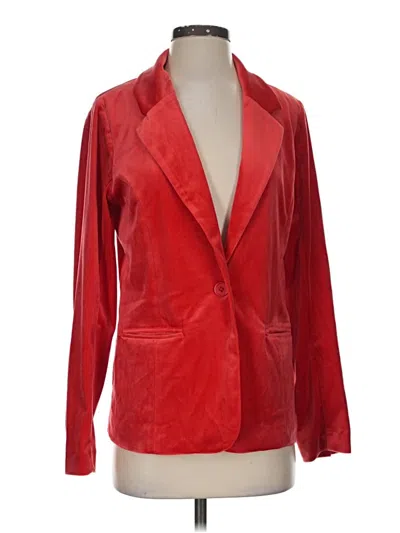 Pre-owned Versona Blazer Jacket In Red