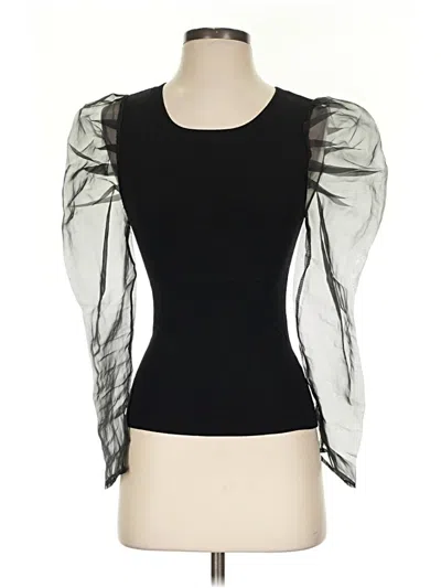 Pre-owned Versona Cardigan Sweater In Black