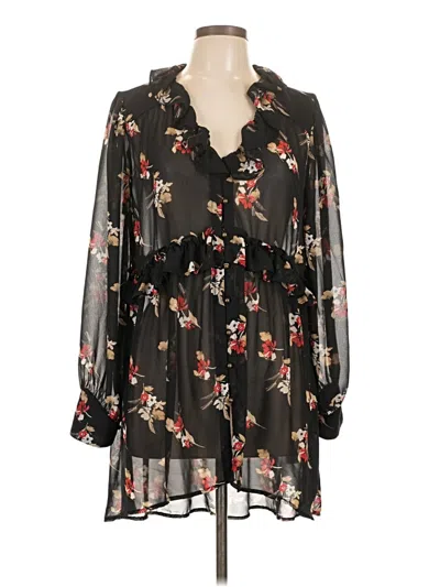 Pre-owned Versona Casual Dress In Black