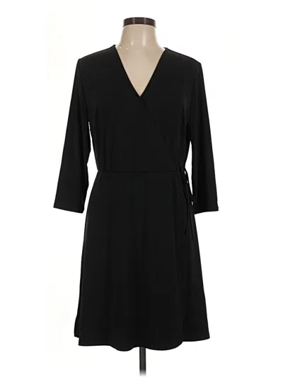 Pre-owned Versona Casual Dress In Black