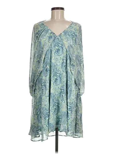 Pre-owned Versona Casual Dress In Blue