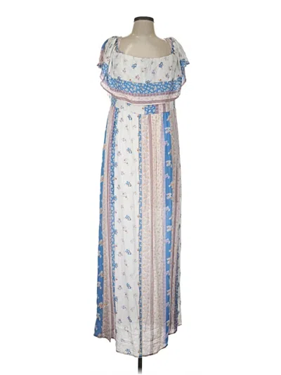 Pre-owned Versona Casual Dress In Blue