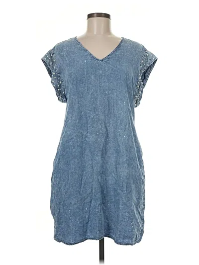 Pre-owned Versona Casual Dress In Blue
