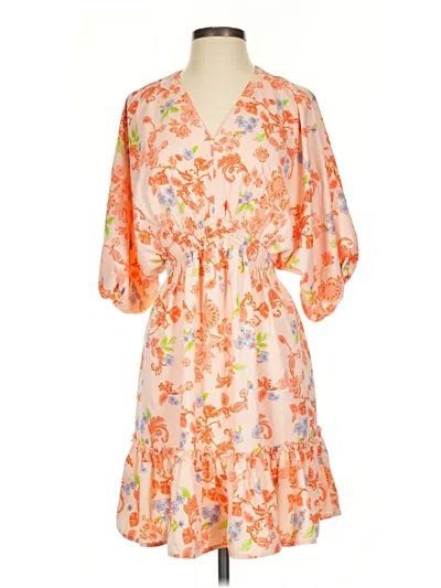 Pre-owned Versona Casual Dress In Orange