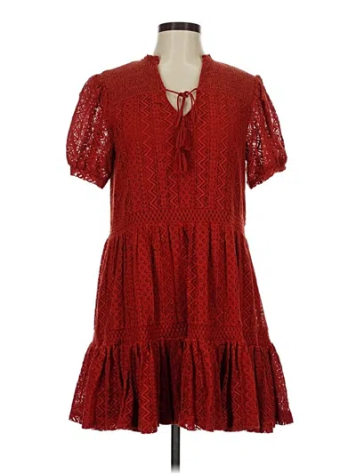 Pre-owned Versona Casual Dress In Red