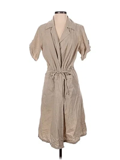 Pre-owned Versona Casual Dress In Tan