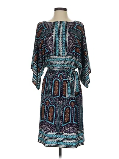 Pre-owned Versona Casual Dress In Teal