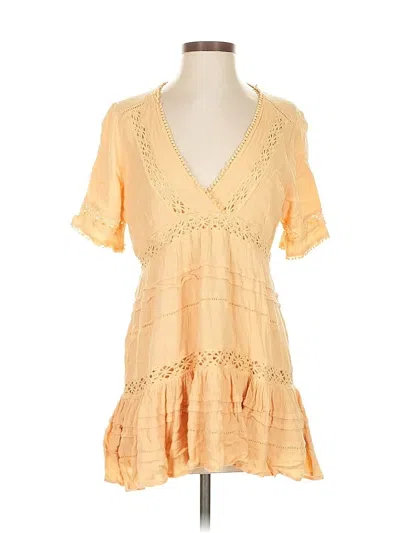 Pre-owned Versona Casual Dress In Yellow