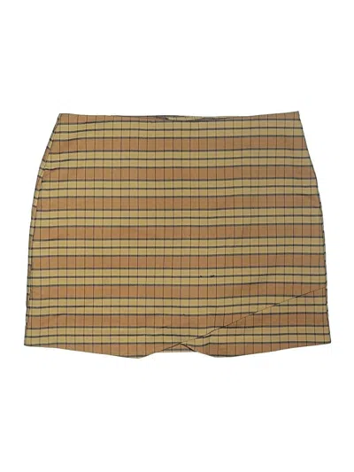 Pre-owned Versona Casual Skirt In Tan