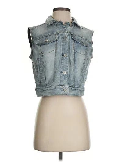 Pre-owned Versona Denim Vest In Blue