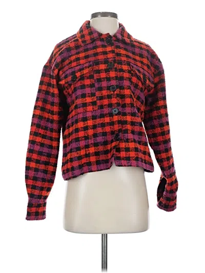 Pre-owned Versona Fleece Jacket In Red