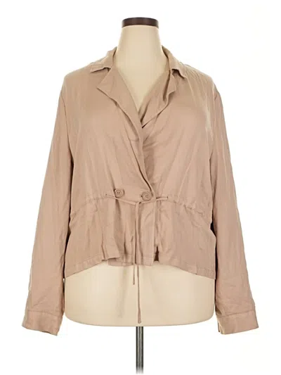 Pre-owned Versona Jacket In Tan