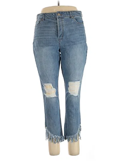 Pre-owned Versona Jeans In Blue