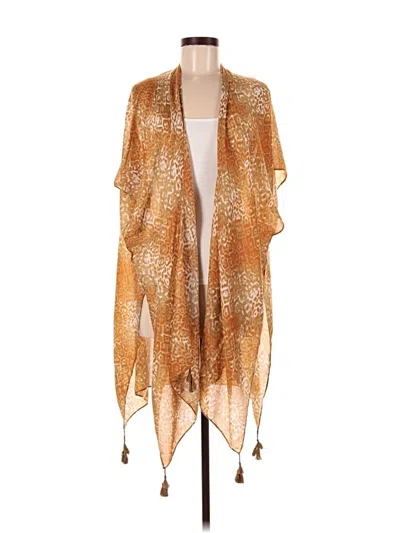 Pre-owned Versona Kimono In Brown