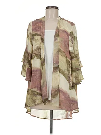 Pre-owned Versona Kimono In Brown