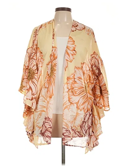 Pre-owned Versona Kimono In Orange