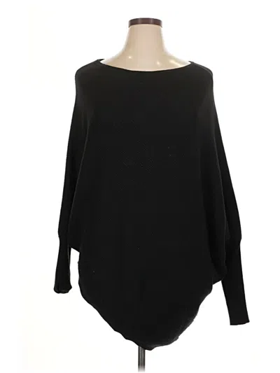 Pre-owned Versona Long Sleeve Blouse In Black