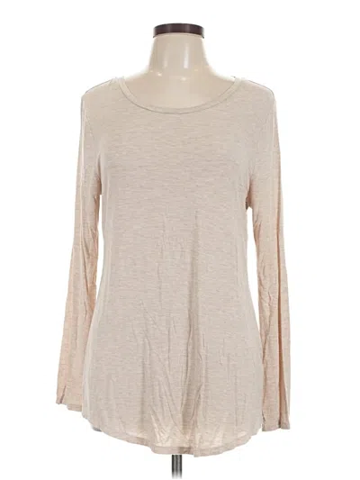 Pre-owned Versona Long Sleeve T-shirt In Tan