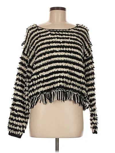 Pre-owned Versona Pullover Sweater In Black