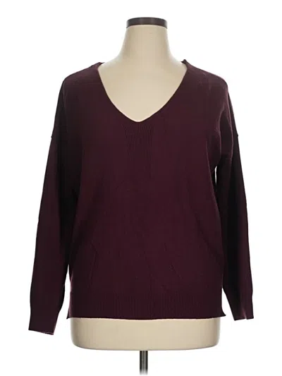 Pre-owned Versona Pullover Sweater In Burgundy