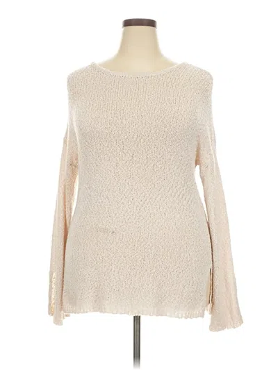 Pre-owned Versona Pullover Sweater In White