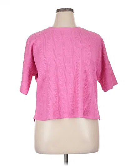 Pre-owned Versona Short Sleeve T-shirt In Pink