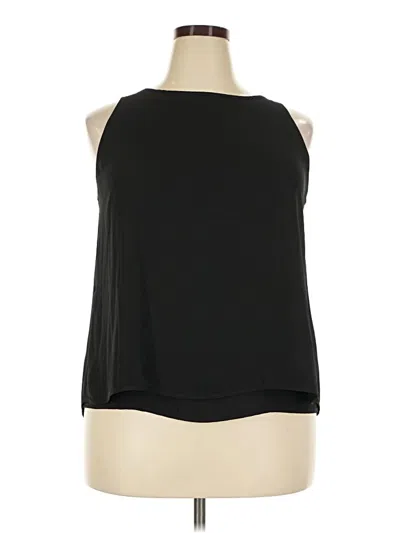Pre-owned Versona Sleeveless Blouse In Black