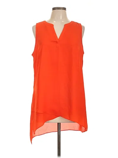 Pre-owned Versona Sleeveless Blouse In Orange