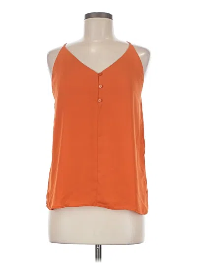 Pre-owned Versona Sleeveless Blouse In Orange
