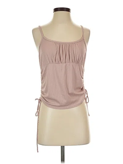 Pre-owned Versona Sleeveless Blouse In Tan