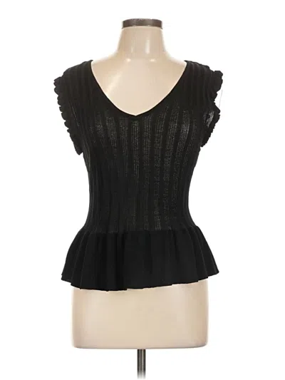 Pre-owned Versona Sleeveless T-shirt In Black