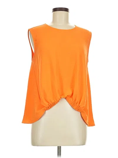 Pre-owned Versona Sleeveless T-shirt In Orange