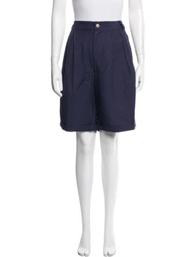 Pre-owned Versus 1990's Knee-length Shorts In Blue