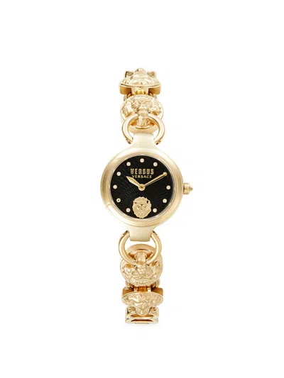 Versus 26mm Broadwood Petite Goldtone Ip Stainless Steel & Swarovski Crystal Bracelet Watch