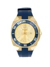 Versus Men's 48mm Reaction Stainless Steel & Silicone Strap Watch In Gold