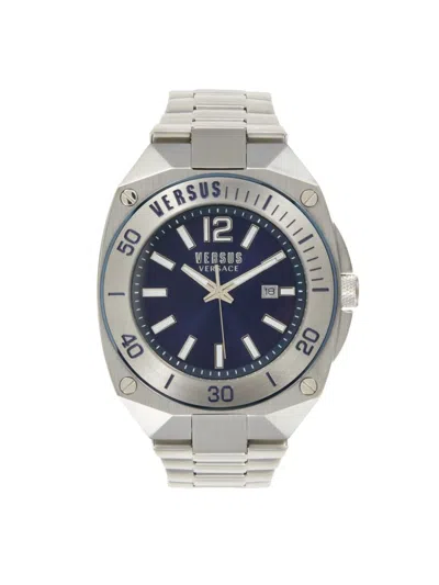 Versus 48mm Stainless Steel Bracelet Watch In Grey
