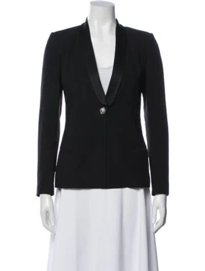 Pre-owned Versus Blazer In Black