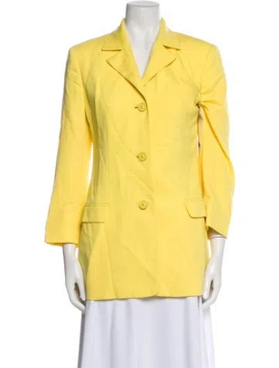 Pre-owned Versus Blazer In Yellow