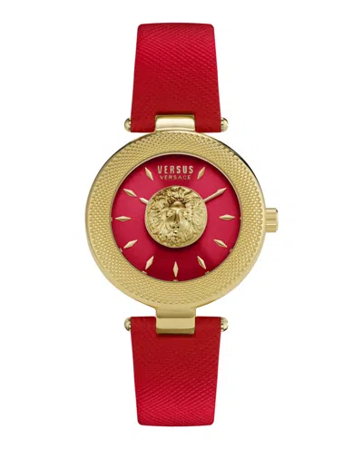 Versus Brick Lane Strap Watch In Gold