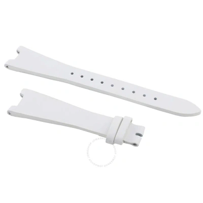 Versus By Versace 17.5 Mm Mm Watch Band Vrs-sq1010013 In White