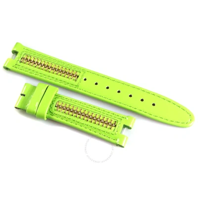 Versus By Versace 18 Mm Mm Watch Band Vrs-sob050014 In Green