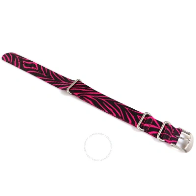 Versus By Versace 19 Mm Mm Watch Band Vrs-s06100014 In Pink