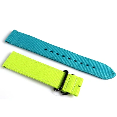 Versus By Versace 19 Mm Mm Watch Band Vrs-sgm140014 In Green