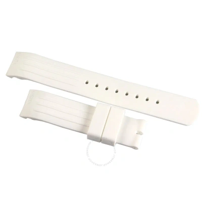 Versus By Versace 20 Mm Mm Watch Band Vrs-sgv050013 In White