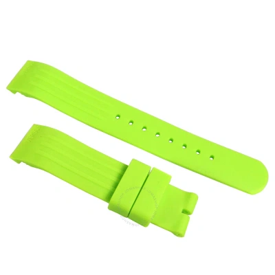 Versus By Versace 20 Mm Mm Watch Band Vrs-sgv090014 In Green