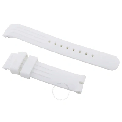 Versus By Versace 20 Mm Mm Watch Band Vrs-sgv100014 In White