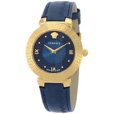 Pre-owned Versus By Versace Daphnis Quartz Blue Dial Ladies Watch V16040017