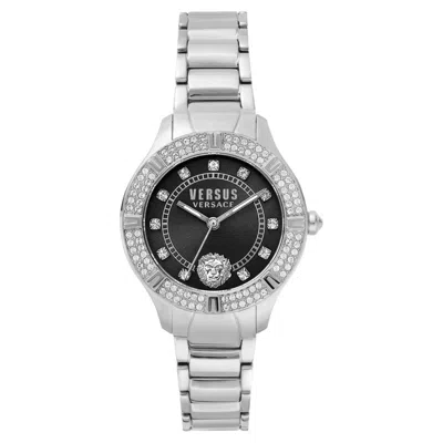 Pre-owned Versus By Versace Ladies Watch Wristwatch Canton Road Vsp263421 Stainless Steel